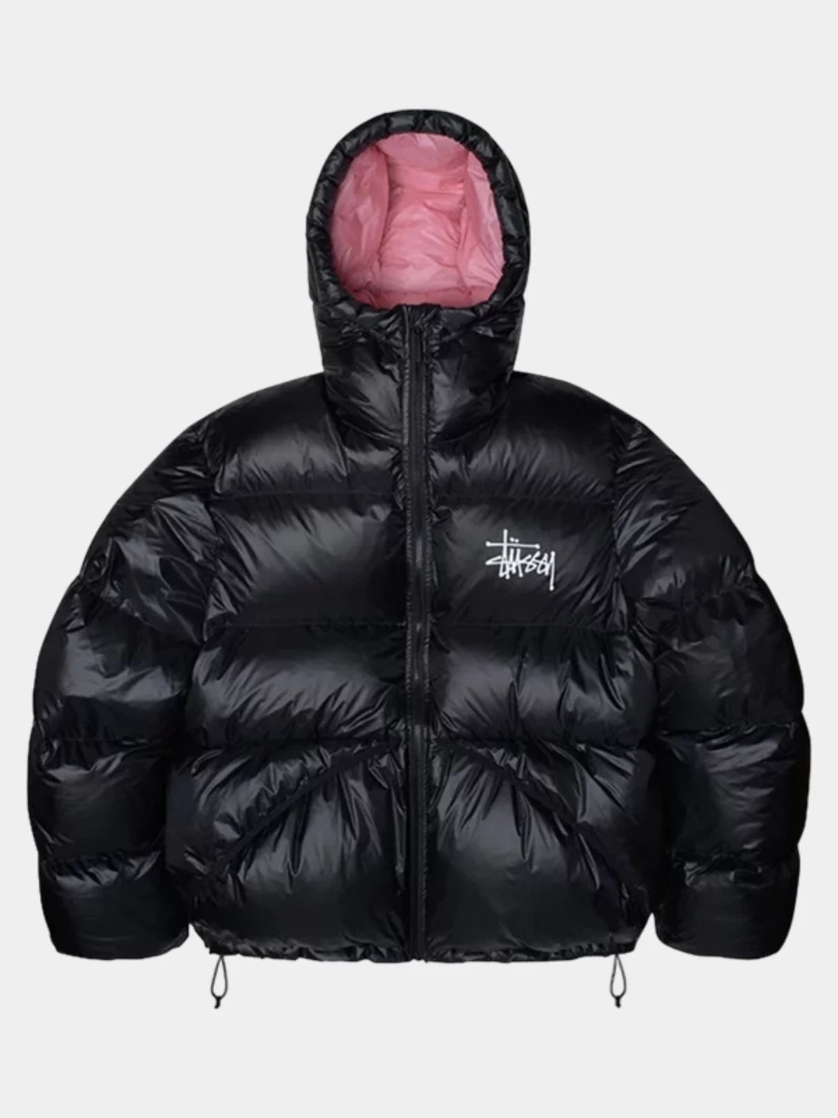 Buy Stussy Puffer Jacket Black